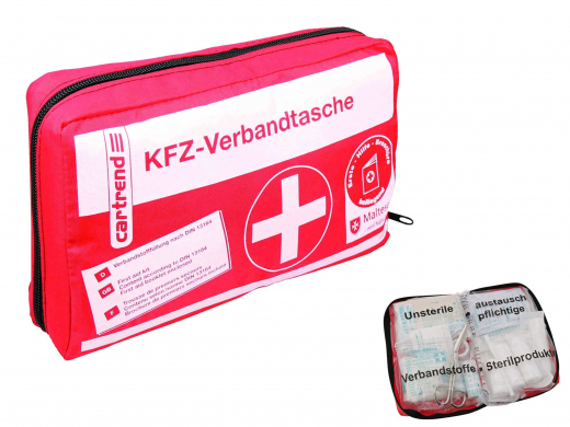 KFZ-Verbandtasche, rot