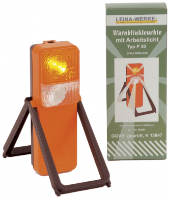 Warnblinker Typ P30, mit Arbeitslicht