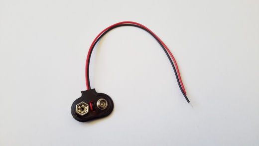 Batterieclip für 9-Volt-Block, T-Form