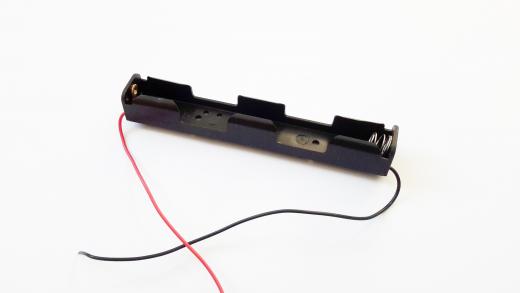 Batteriehalter für 2x AA, längs