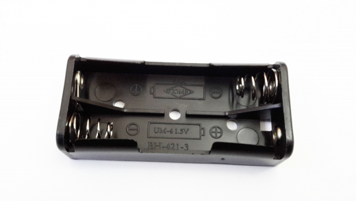 Batteriehalter für 2x AAA, Lötfahnen