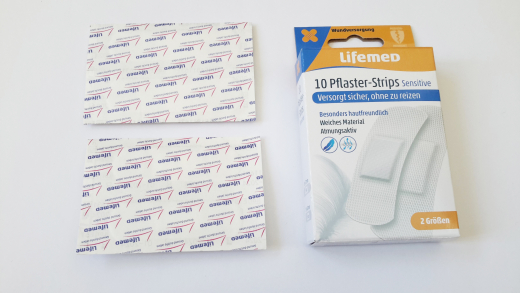 Pflaster-Set, 10 Stück, Sensitive