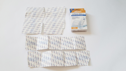 Pflaster-Set, 20 Stück, Aqua