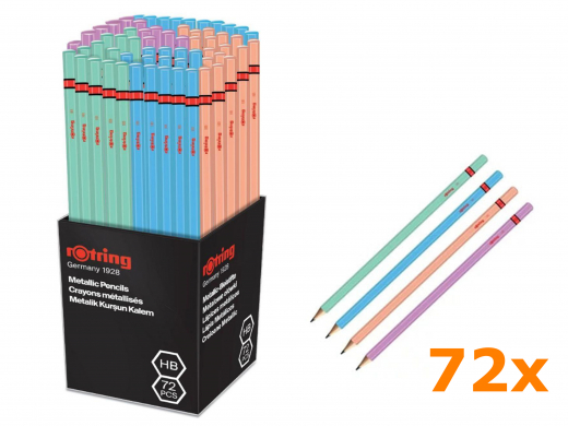 rotring Bleistift HB METALLIC 72 Stück
