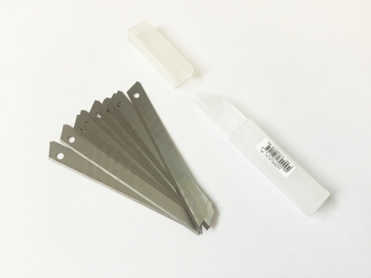 Papeterie Cutter, 9 mm Ersatzklingen 10x