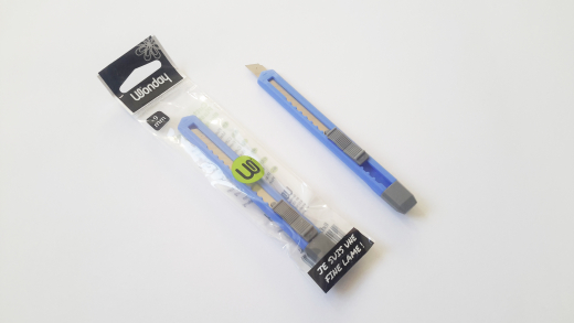 Papeterie Cutter, 9 mm Klinge, blau