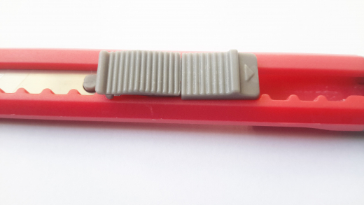 Papeterie Cutter, 9 mm Klinge, rot