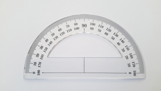Halb-Winkelmesser 180 ° 120 mm