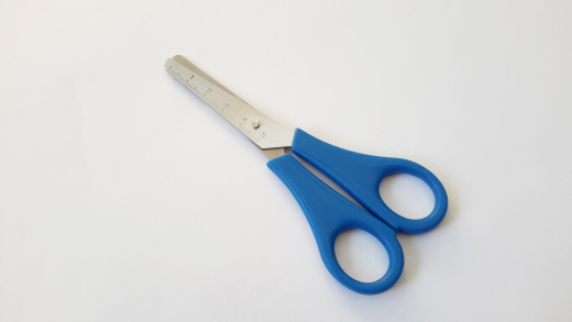 Bastelschere für Kinder, blau
