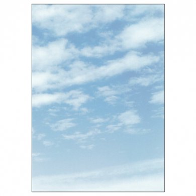 Design-Papier, A4, 90 g, Clouds, 100x
