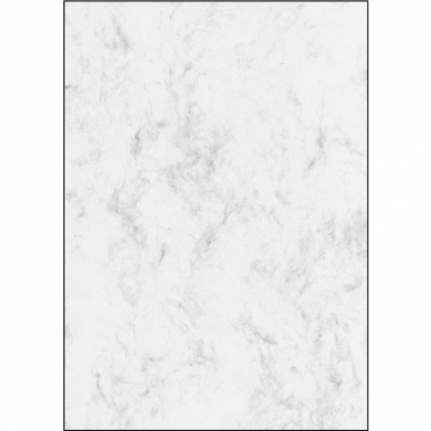 Design-Papier, A4, 90 g, Marmor grau, 25x