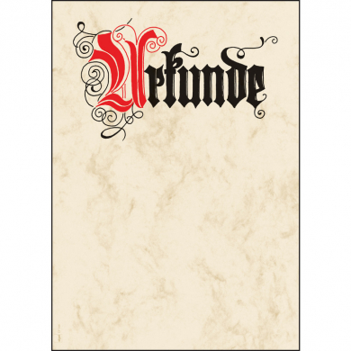 Design-Papier, A4, 185 g, Urkunde Calligraphie, 12x