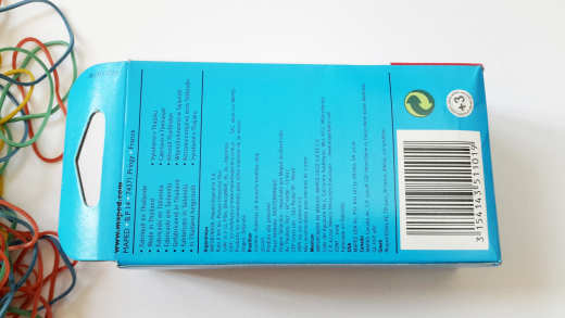 Gummiringe, 100 g, 4 Grössen/Farben