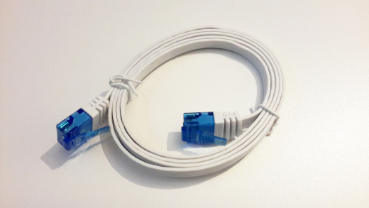 Netzwerk Kabel, 1 m, weiss