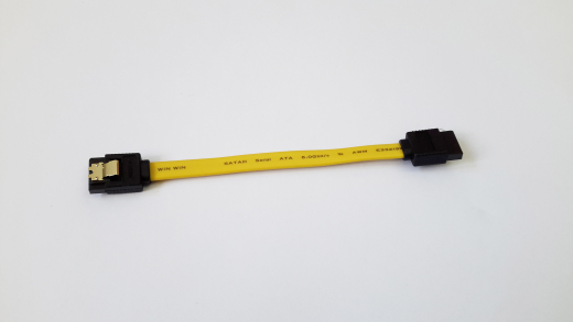 SATA II Kabel, 10 cm, gelb