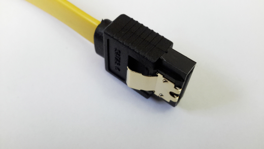 SATA II Kabel, 10 cm, gelb