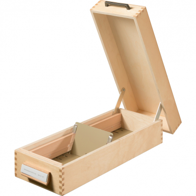 Karteikasten aus Holz für 1500 Karten A7