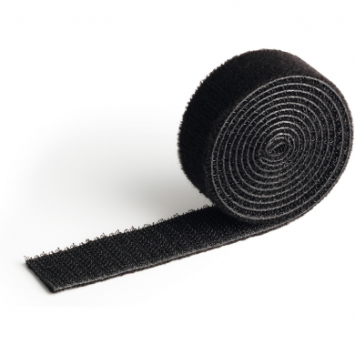 Klett-Kabelbinder, 20 mm x 1 m, schwarz