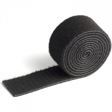 Klett-Kabelbinder, 30 mm x 1 m, schwarz