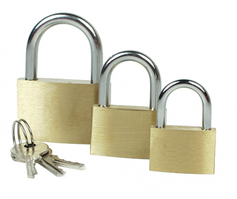 Vorhängeschloss-Set, 3 Stück