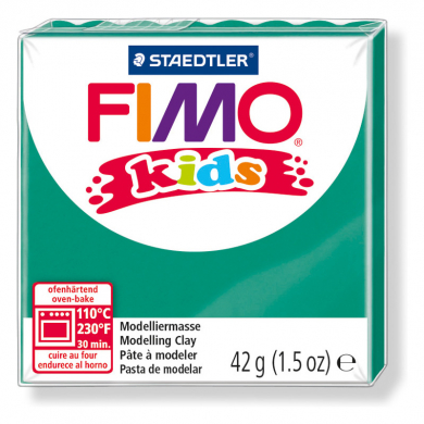 FIMO Modelliermasse, kids, grün, 42g