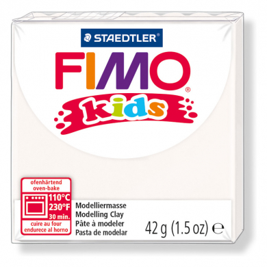 FIMO Modelliermasse, kids, weiss, 42g