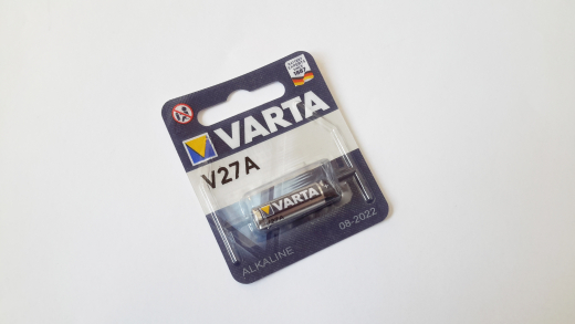Batterie Alkaline V27A/27A, 12V, VARTA