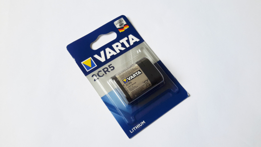 Batterie Lithium 2CR5, Varta, 10 Jahre!