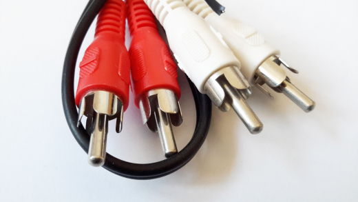 Audiokabel Cinch 2x Stecker, 0.5 m