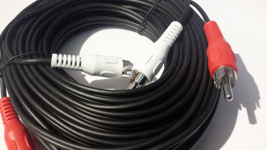 Audiokabel Cinch 2x Stecker, 10 m