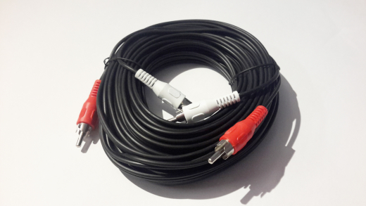 Audiokabel Cinch 2x Stecker, 10 m
