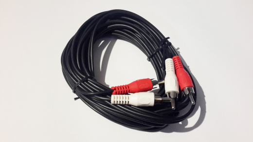 Audiokabel Cinch 2x Stecker, 5 m