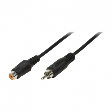 Audiokabel Cinch Stecker/Kupplung 5 m