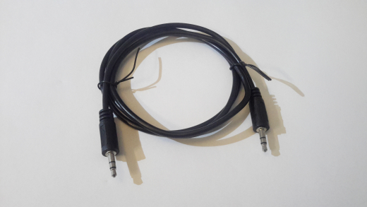 Audiokabel 2x 3.5 mm Klinke, Stereo, 1 m