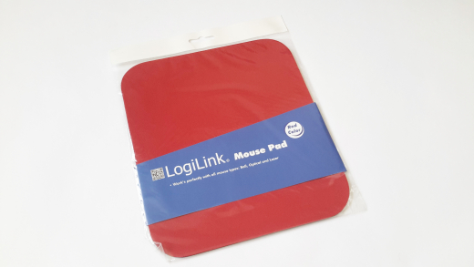 Mauspad, Mouse pad, 250x220x3mm, rot