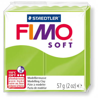 FIMO Modelliermasse, SOFT, apfelgrün