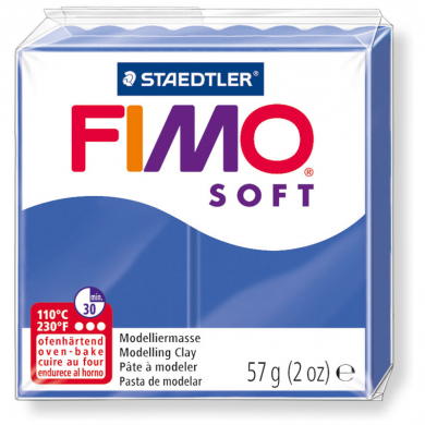 FIMO Modelliermasse, SOFT, brillantblau