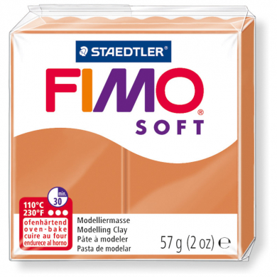 FIMO Modelliermasse, SOFT, cognac