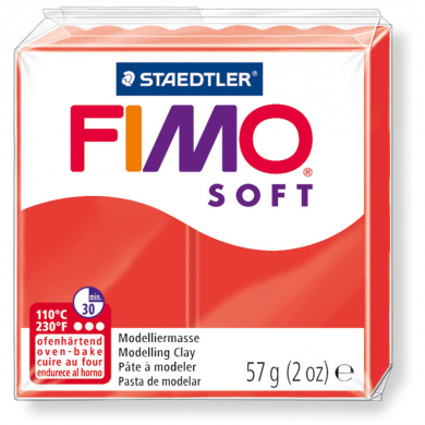 FIMO Modelliermasse, SOFT, indischrot