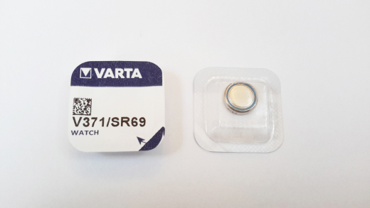 Knopfzelle V371/SR69, Silber-Oxid, Varta