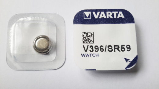 Knopfzelle V396/SR59, Silber-Oxid, Varta