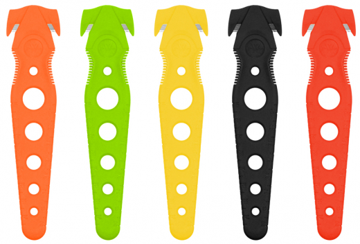 Sicherheitsmesser, 5er Set, farbig sort