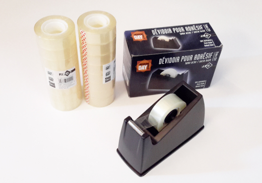 Klebeband-Set, Tischabroller + 16 Bänder