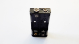 Batteriehalter für 2x AA, Druckknopf