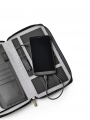 Reisebrieftasche mit Powerbank anthrazit