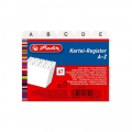 Karteiregister A-Z, 24-teilig, A7, weiss