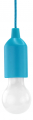 Pendelleuchte mit Batterie, 25 lm, blau