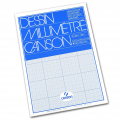 Millimeterpapier, DIN A4, 90 g, 12 Blatt