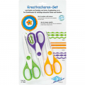 Konturenscheren-Set, 3er Set, farbig