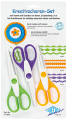 Konturenscheren-Set, 3er Set, farbig